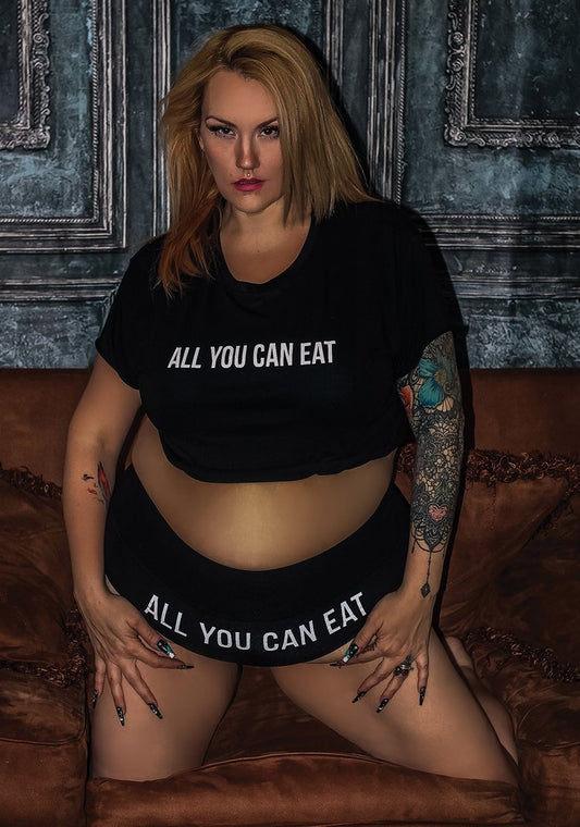 "All You Can Eat" Tees, Tanks, Crops And Tops