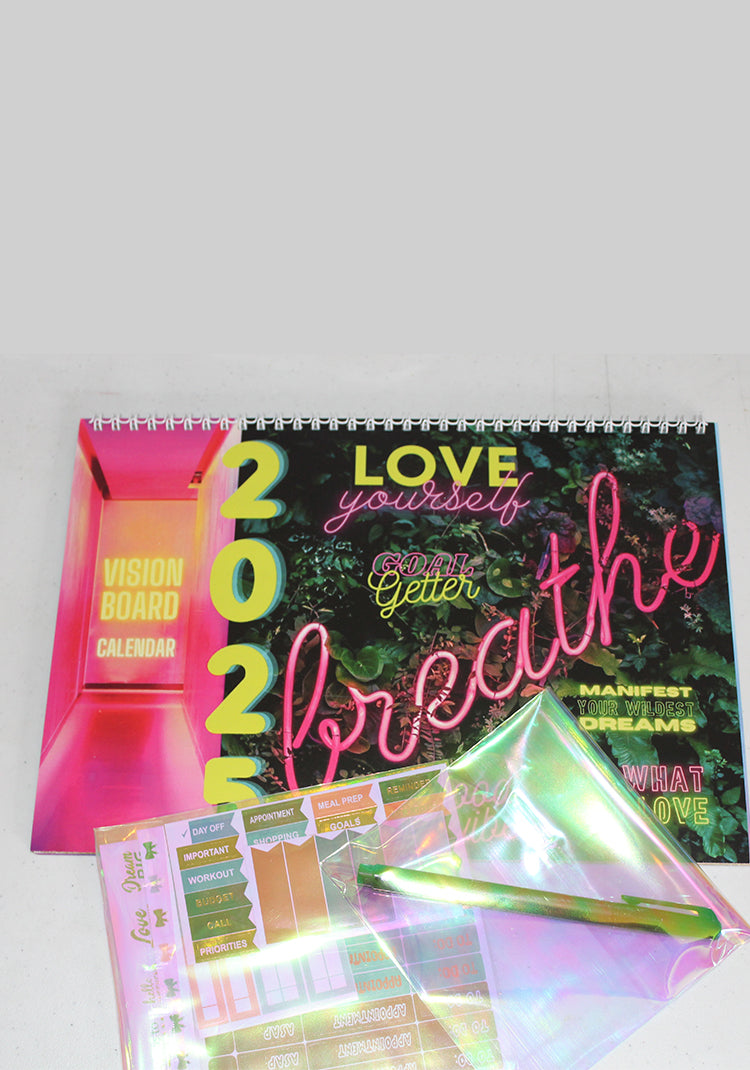 2025 Vision Board Calendar Kit