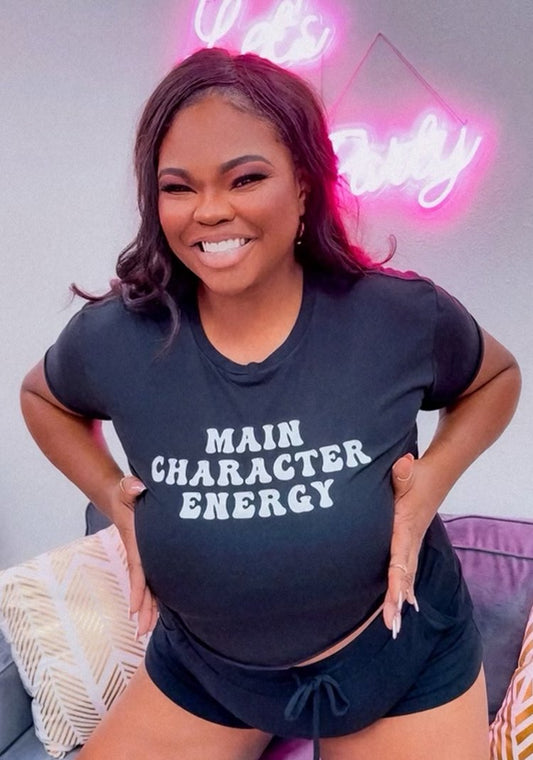 "Main Character Energy" Tees, Sweatshirts, Tanks, Crops And Tops